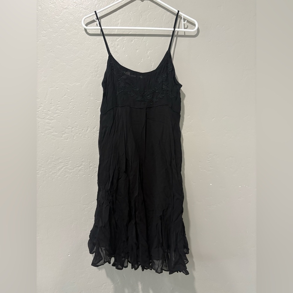Jasmine by K.VM Black Spaghetti Strap Dress